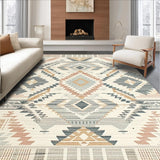 Chic White Diamond Motif(Beige)