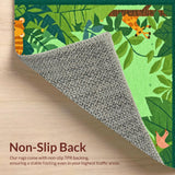 Charming Green Wildlife Motif(Green)
