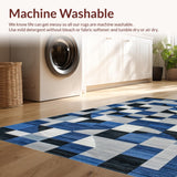 Stylish Triadic Color Block Design(Blue)
