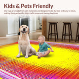 Enchanting Round Colorful Whirl(Red)