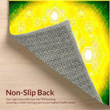 Colorful Sunburst Geometric Motif(Yellow)