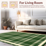 Rustic Olive Tartan Elegance(Green)