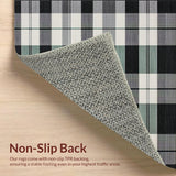 Elegant Grey Tones Grid Design(Black)