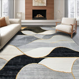 Stylish Monochrome Abstract Composition(Gray)