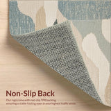 Ultra Soft Area Rug, Non Slip, Stain Resistant, Washable Area Rugs for Living Room, Bedroom, Soft Patterned Texas-Inspired Home Office Carpet(Beige)