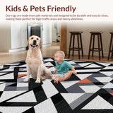 Distinctive Gray Tiled Patterned(Gray)