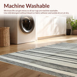 Contemporary Striped Monochrome Aesthetic(Beige)