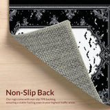 Gothic Black Bat Motif(Black)