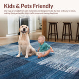 Lively Colorful Medley of Shapes(Blue)