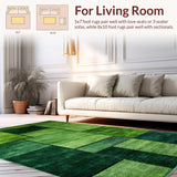 Lush Floral Motif Round(Green)