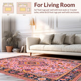 Elegant Vintage Floral Tapestry(Pink)