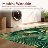 Exotic Leafy Symmetrical Design(Green)