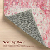 Contemporary Subtle Floral Silhouette(Red)