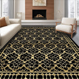 Elegant Modern Lattice Design(Black)