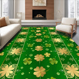 Playful Festive Clover Illustration(Green)