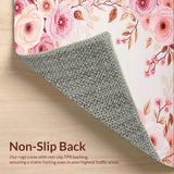 Ultra Soft Area Rug, Non Slip, Stain Resistant, Washable Area Rugs for Living Room, Bedroom, Lush Pastel Soft Serenity(Ivory)