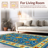 Lively Vintage Lattice Composition(Blue)