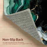 Artful Emerald and Black Contrast(Black)