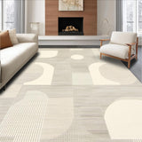 Beige Serenity Area Modern Curved Lines & Natural Aesthetic(Beige)