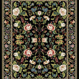 Chic Black and Green Garden Design(Black)