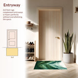 Cozy Greenery Watercolor Entrance(Green)