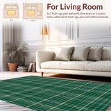 Rustic Green Tartan Elegance(Green)