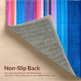 Dynamic Multicolored Graphic Motif(Blue)