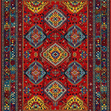 Ultra Soft Area Rug, Non Slip, Stain Resistant, Washable Area Rugs for Living Room, Bedroom, Elegant Multi-Tonal Woven Design(Red)