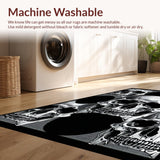 Dramatic Skull Art Arrangement(Black)