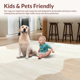 Ultra Soft Area Rug, Non Slip, Stain Resistant, Washable Area Rugs for Living Room, Bedroom, Cloud Beige Foam Bath Non Slip Absorbent(Beige)