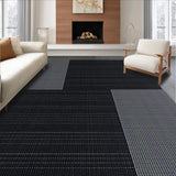 Ultra Soft Area Rug, Non Slip, Stain Resistant, Washable Area Rugs for Living Room, Bedroom, Sleek Contemporary Minimalist Style(Gray)