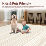 Contemporary High Low Textured Design(Beige)