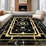 Contemporary Geometric Border Style(Black)