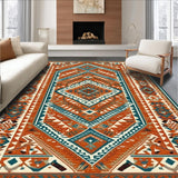 Lively Tribal Tiled Decoration(Red)