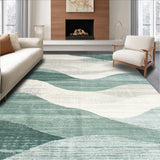 Chic Cream and Green Fluid Motif(Gray)