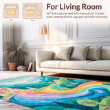 Colorful Rainbow Dreamscape Design(Blue)