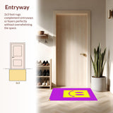 Artistic Tufted Expressionist(Purple)