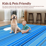 Contemporary Bold Striped Arrangement(Blue)