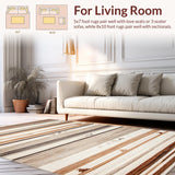 Contemporary Striped Layered Look(Beige)