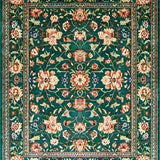 Floral Vintage Green Elegance(Green)