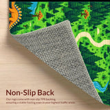 Whimsical Dino Adventure Landscape(Green)