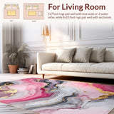 Sleek Modern Pastel Swirls(Pink)