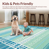 Charming Shell Inspired Plush Mat(Blue)