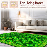 Bright Cheerful Shamrock Art(Green)