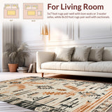 Chic Southwestern Distressed Style(Beige)