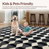 Chic High Contrast Lattice Design(Beige)