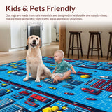 Colorful Roads and Buildings Artistry(Blue)