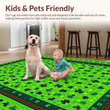 Elegant Shamrock Patterned Accent(Green)