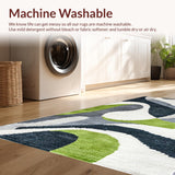 Ultra Soft Area Rug, Non Slip, Stain Resistant, Washable Area Rugs for Living Room, Bedroom, Non-Slip Low Pile Rug for Minimalist Decor(Gray)