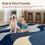 Contemporary Curvilinear Motif(Blue)